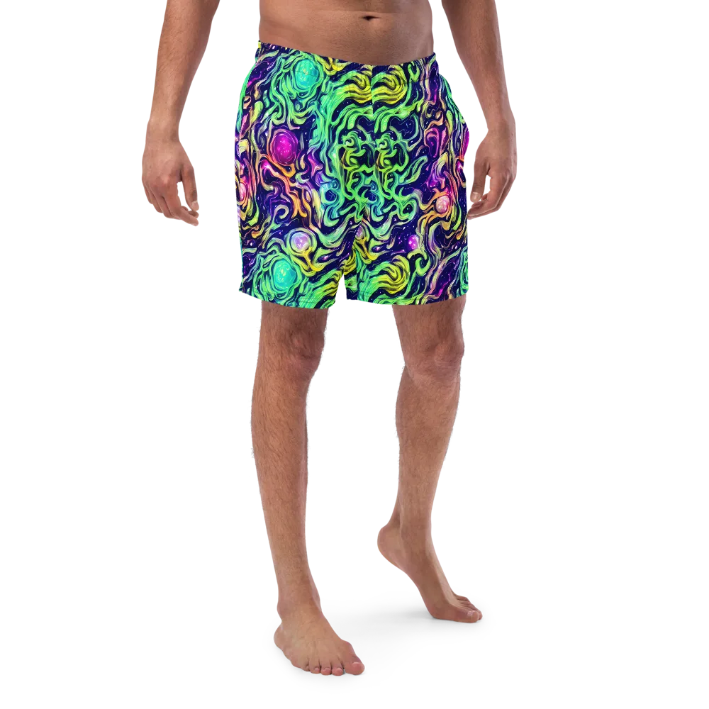 Stellar Psychedelia on Swim Trunks — Front
