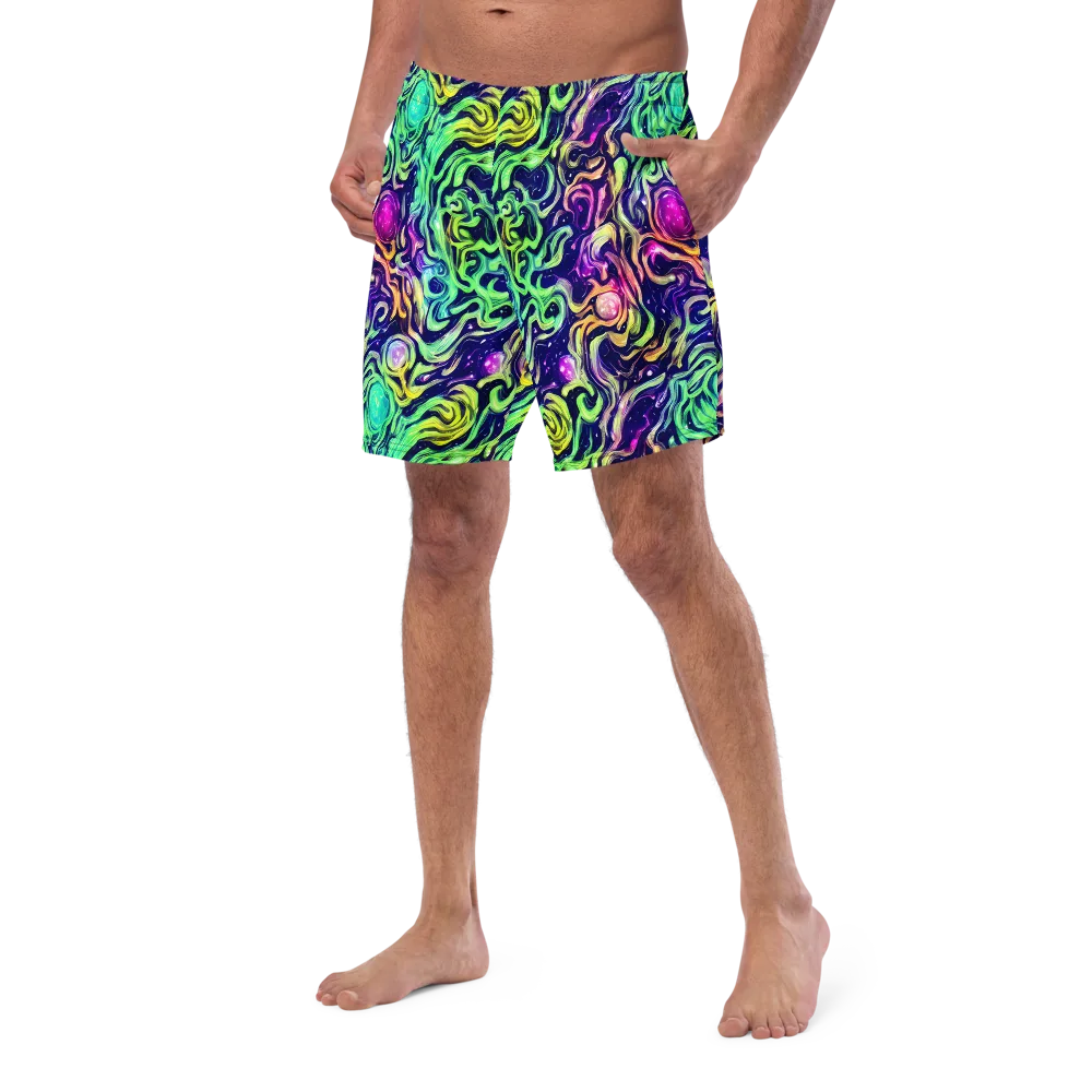 Stellar Psychedelia on Swim Trunks — Left Front