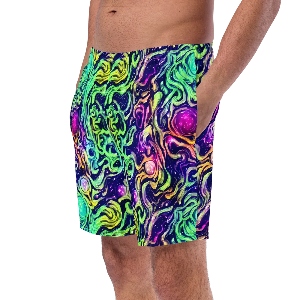 Stellar Psychedelia on Swim Trunks — Left Front