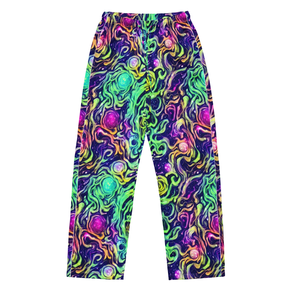 Stellar Psychedelia on Women's Pajama Pants — Front