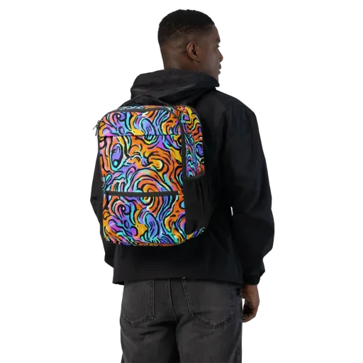 Hypercolor Waves on a Utility Backpack