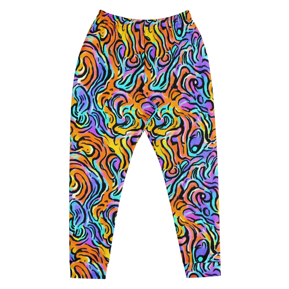 Hypercolor Waves on Men's Joggers — Front