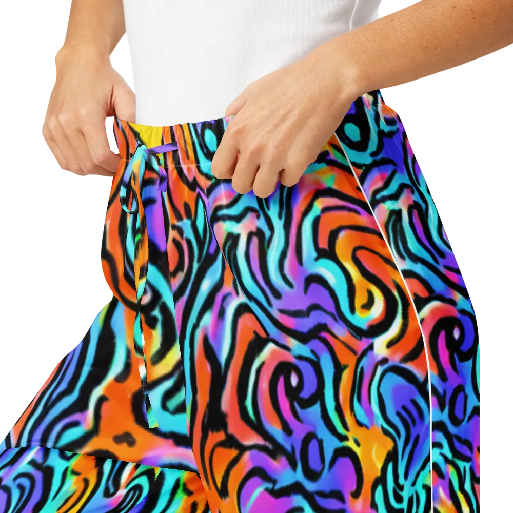 Hypercolor Waves on Women's Pajama Pants — Product details