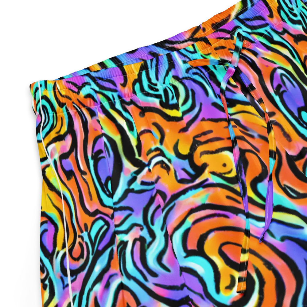 Hypercolor Waves on Women's Pajama Shorts — Product details