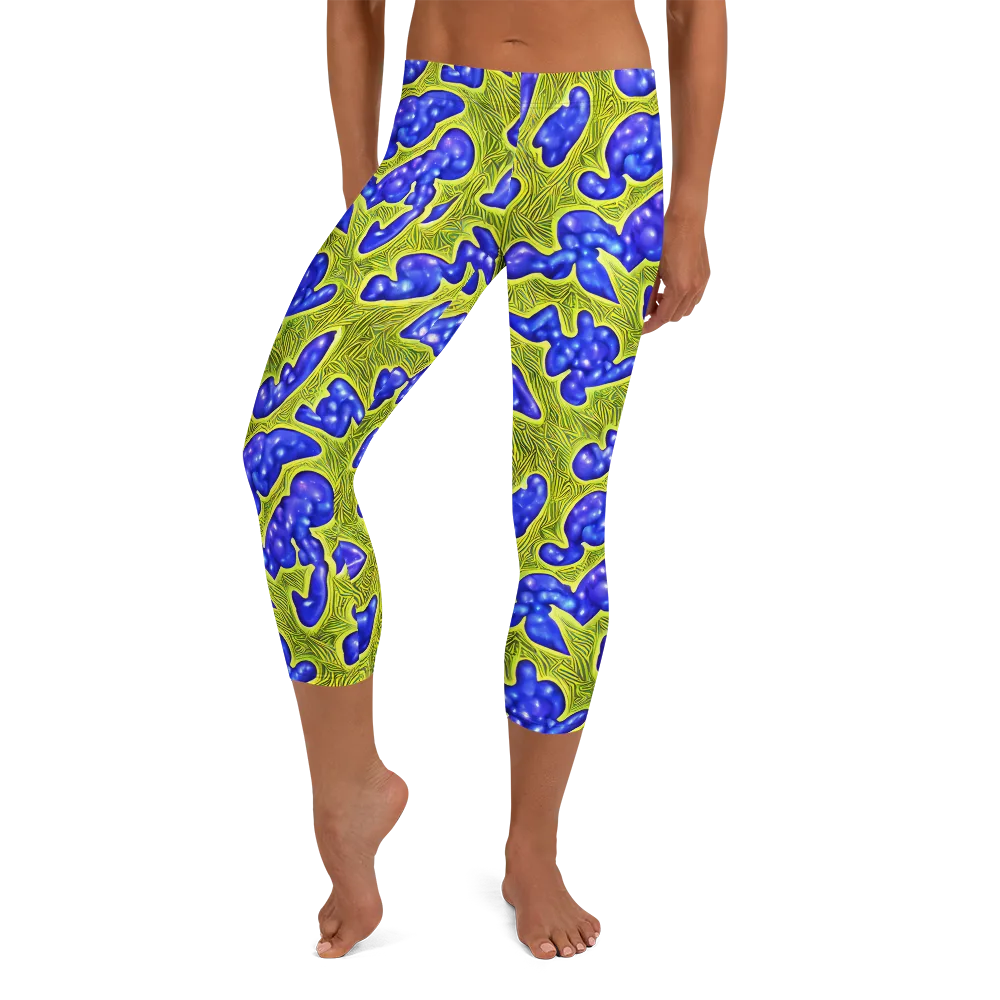 Blue Matter on Capri Leggings — Front
