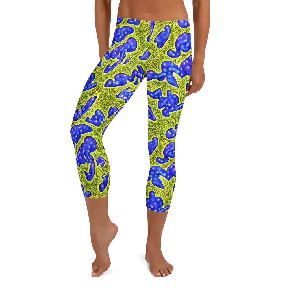 Blue Matter on Capri Leggings — Front