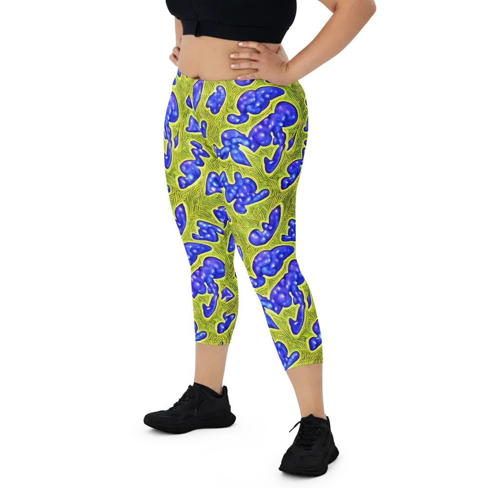 Blue Matter on Capri Leggings — Front