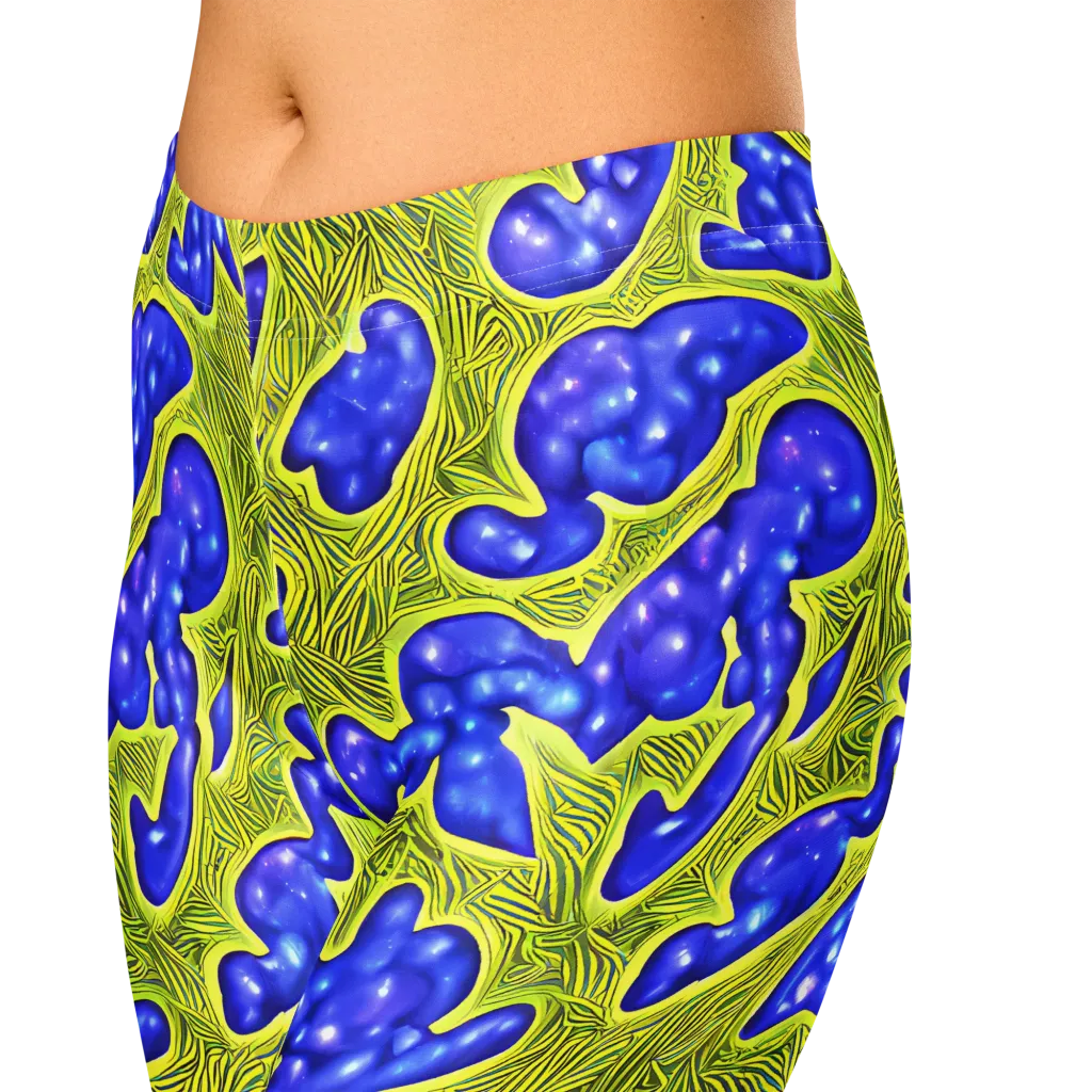 Blue Matter on Capri Leggings — Zoomed-in