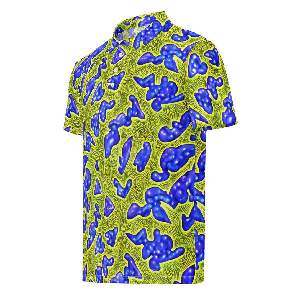 Blue Matter on Men's Slim Fit Polo Shirt — Left Front