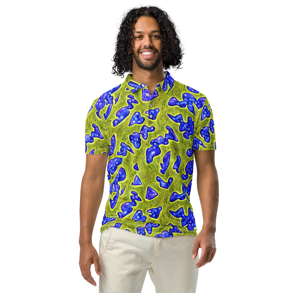 Blue Matter on Men's Slim Fit Polo Shirt — Front