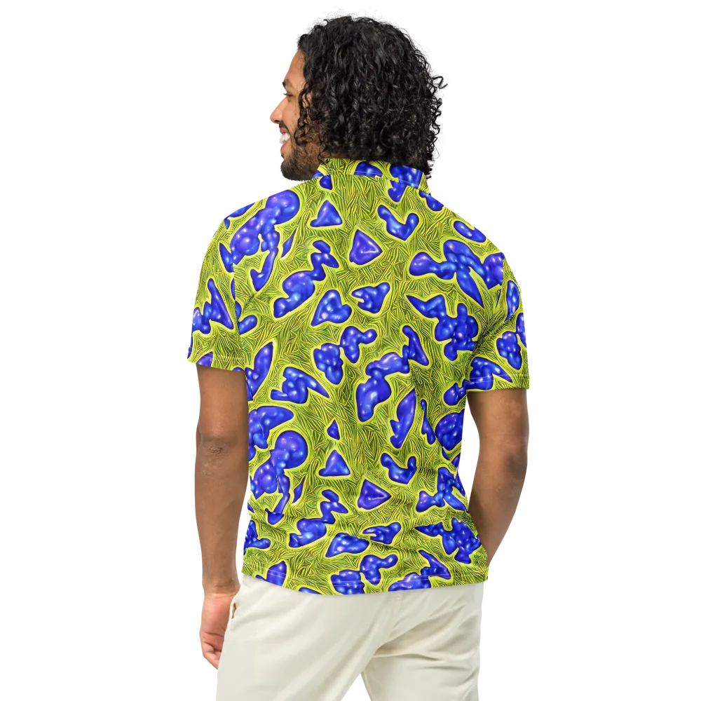 Blue Matter on Men's Slim Fit Polo Shirt — Back