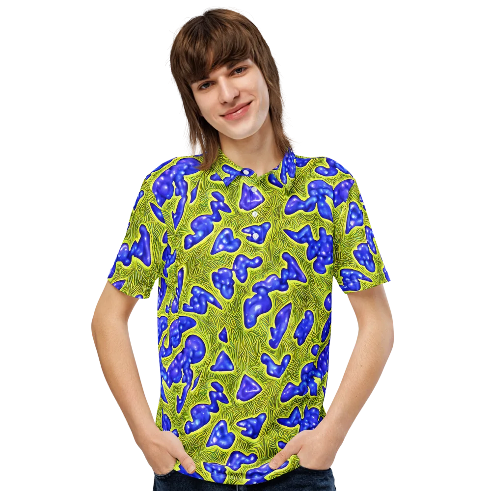 Blue Matter on Men's Slim Fit Polo Shirt — Front