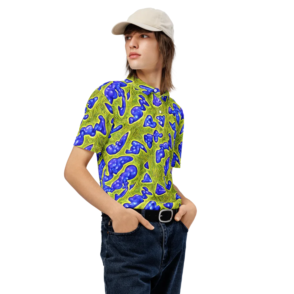 Blue Matter on Men's Slim Fit Polo Shirt — Right Front