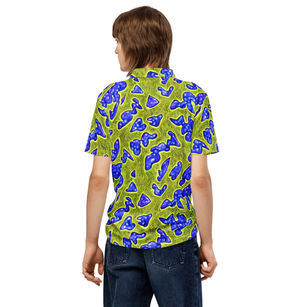 Blue Matter on Men's Slim Fit Polo Shirt — Back