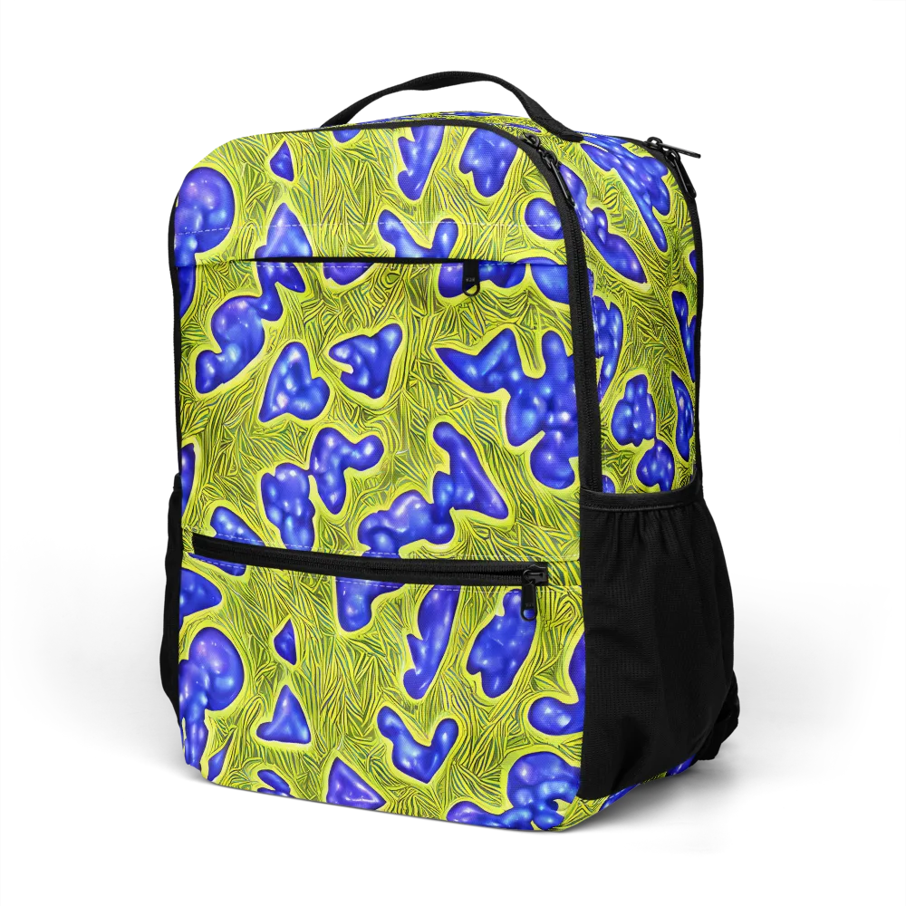 Blue Matter on Utility Backpack — Left Front