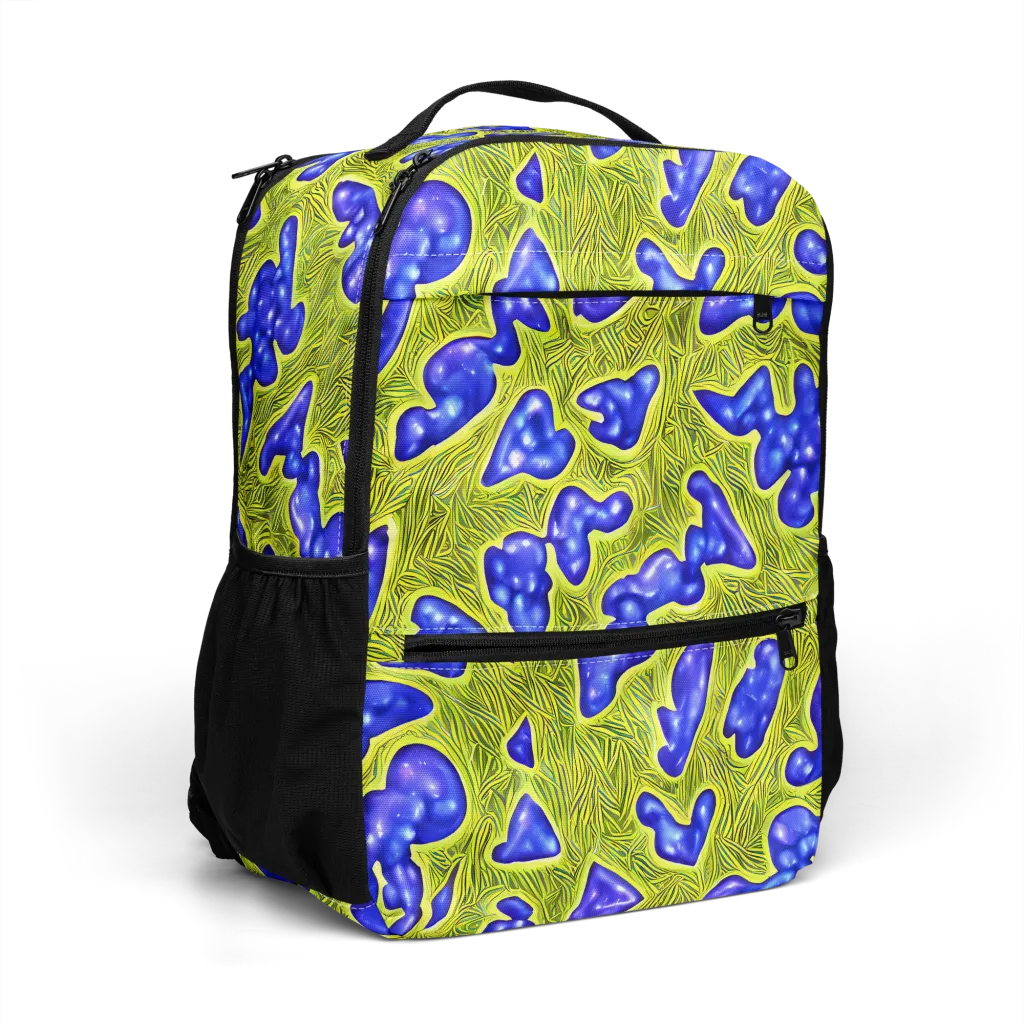Blue Matter on Utility Backpack — Right Front