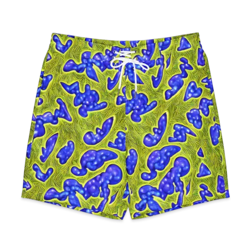 Blue Matter on a Men's Board Shorts