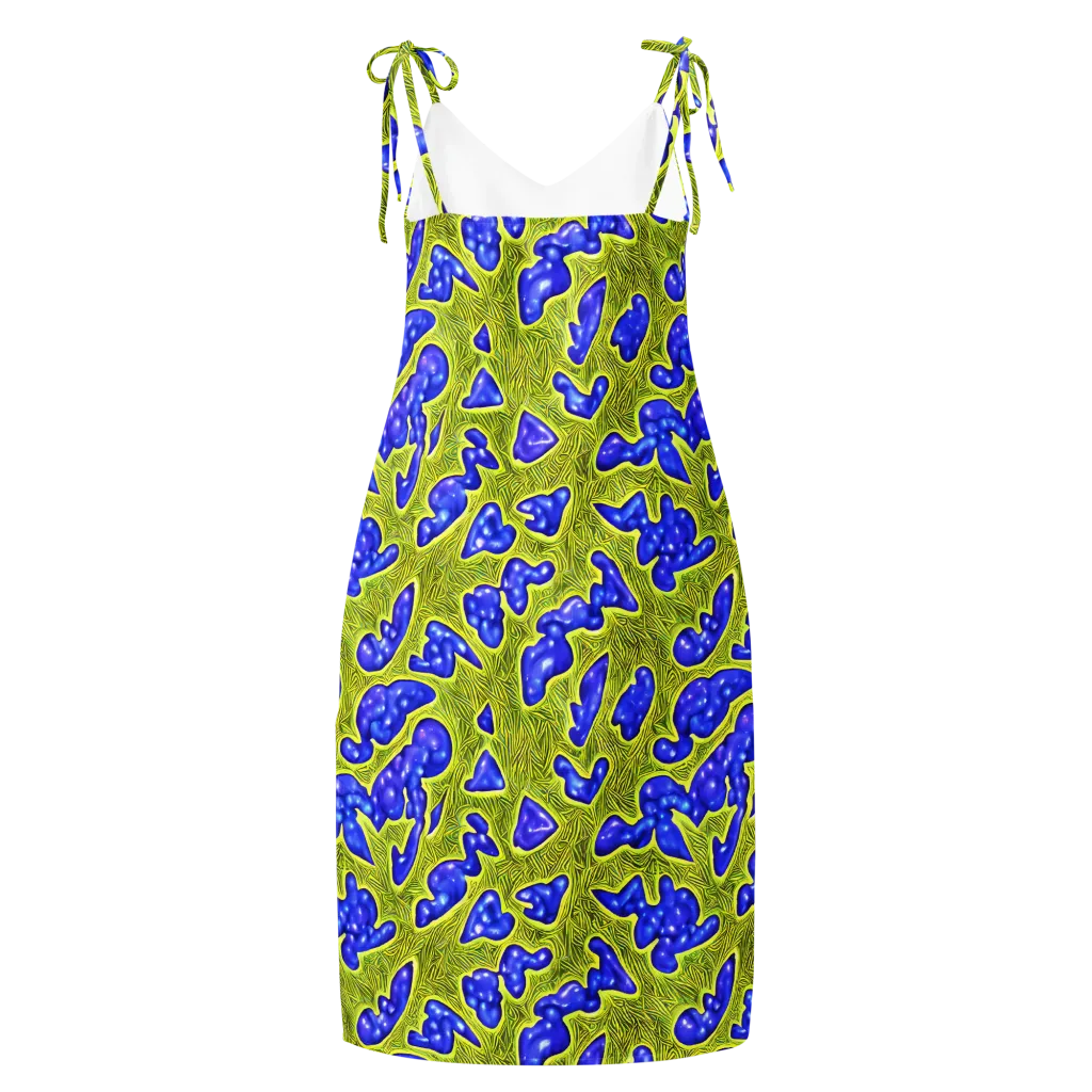 Blue Matter on Slip Dress — Back