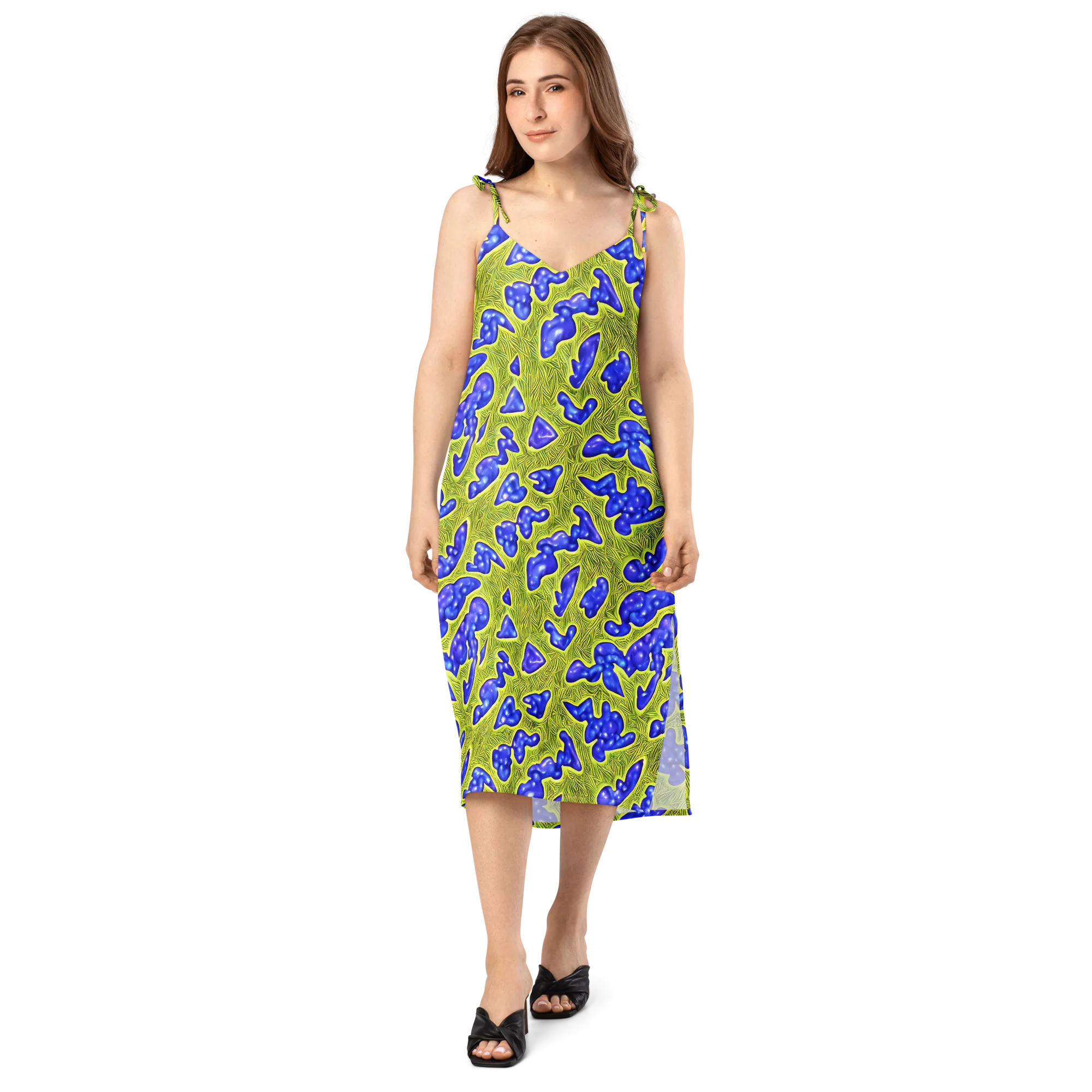 Blue Matter on Slip Dress — Front