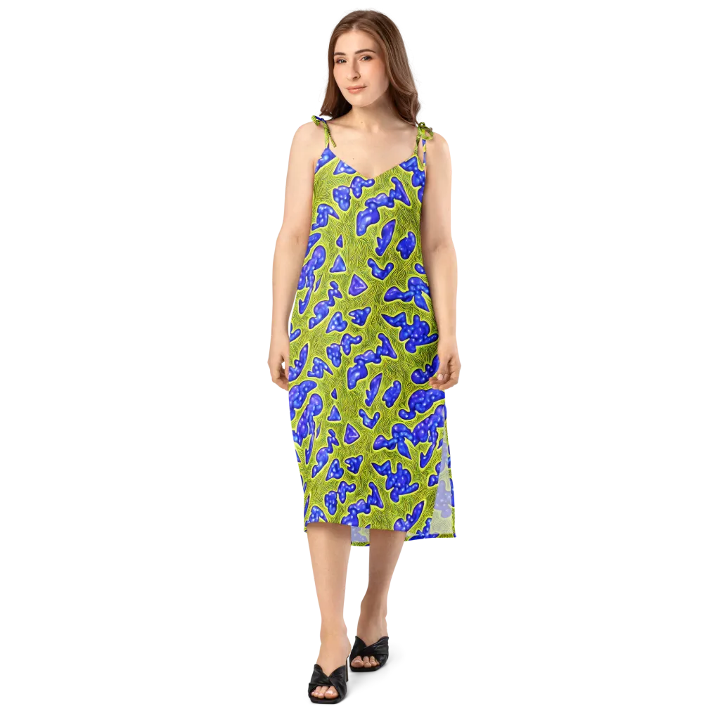 Blue Matter on Slip Dress — Front