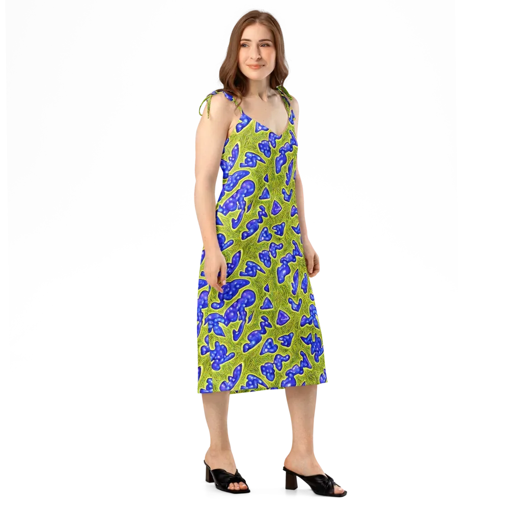 Blue Matter on Slip Dress — Right Front