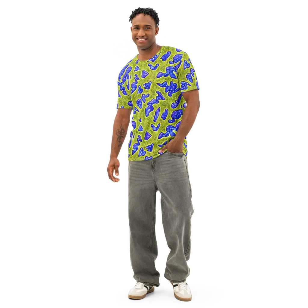Blue Matter on Men's Cotton Crew Neck T-Shirt — Front