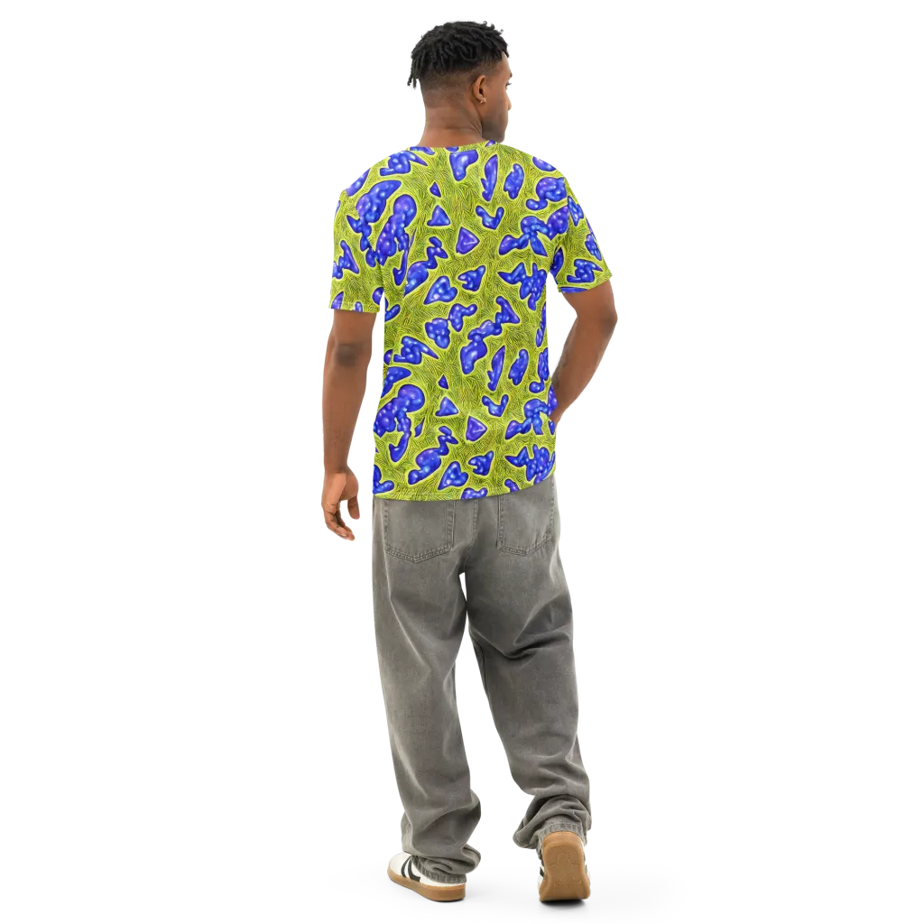 Blue Matter on Men's Cotton Crew Neck T-Shirt — Back