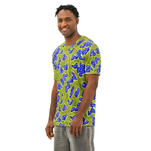 Blue Matter on a Men's Cotton Crew Neck T-Shirt