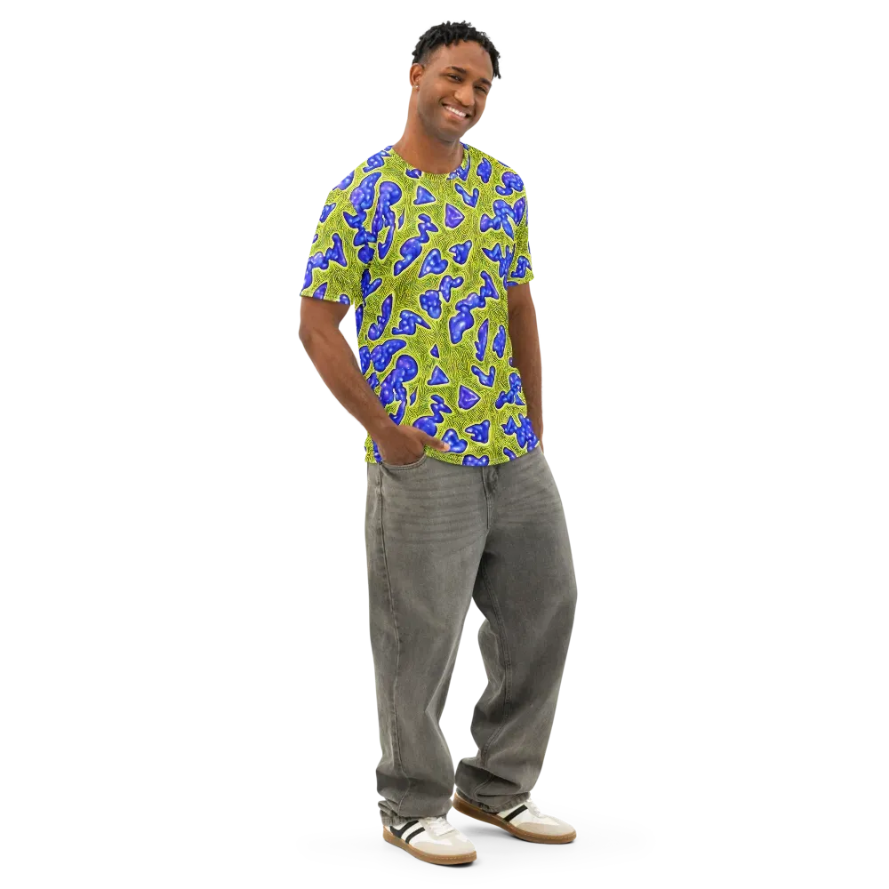 Blue Matter on Men's Cotton Crew Neck T-Shirt — Right Front