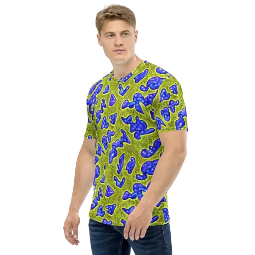 Blue Matter on a Men's Crew Neck T-Shirt