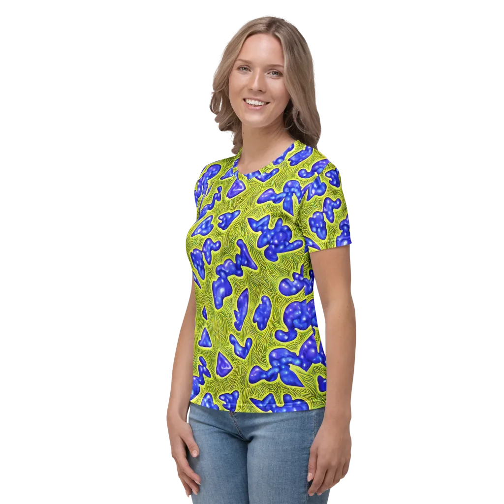 Blue Matter on Women's Crew Neck T-Shirt — Left