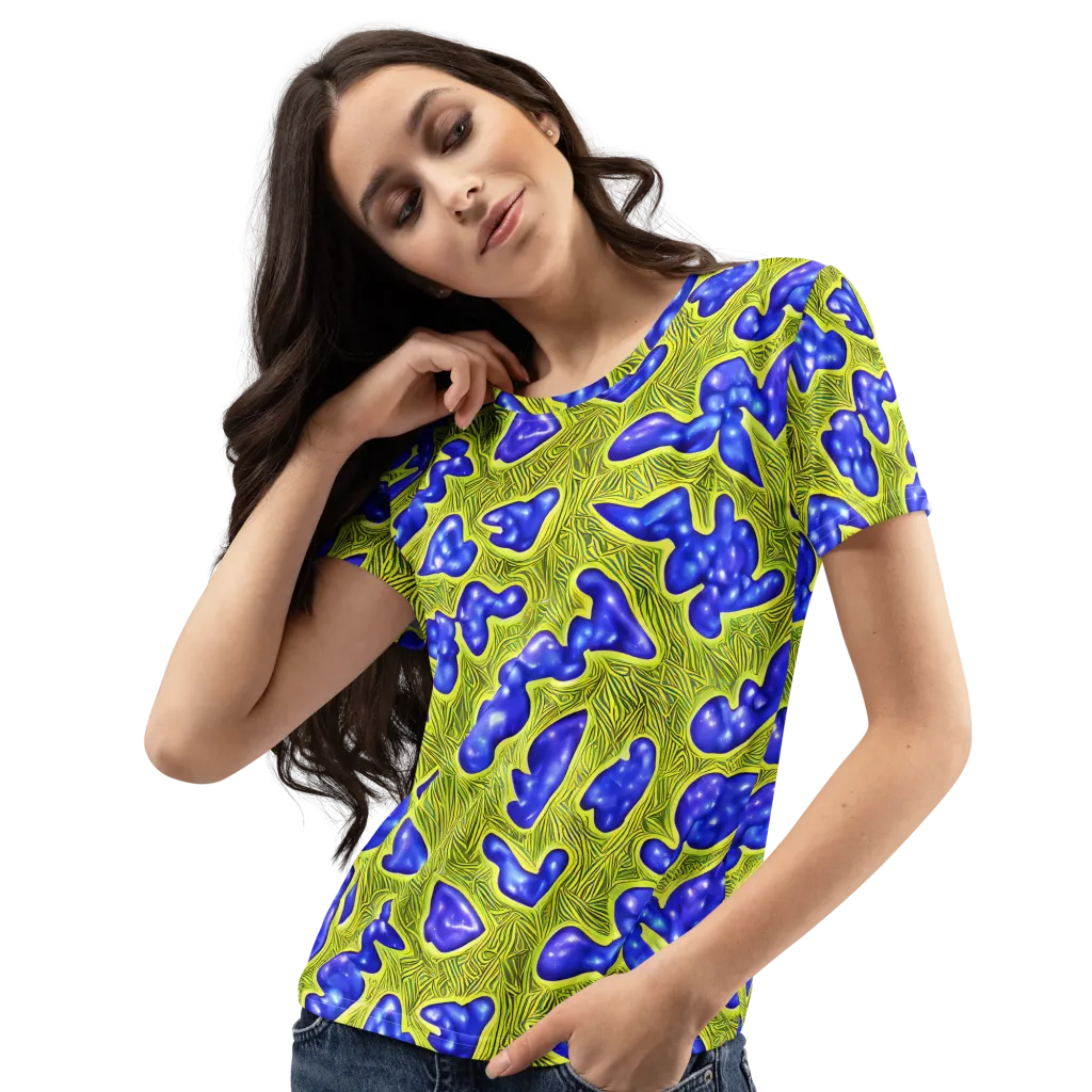 Blue Matter on Women's Crew Neck T-Shirt — Left Front