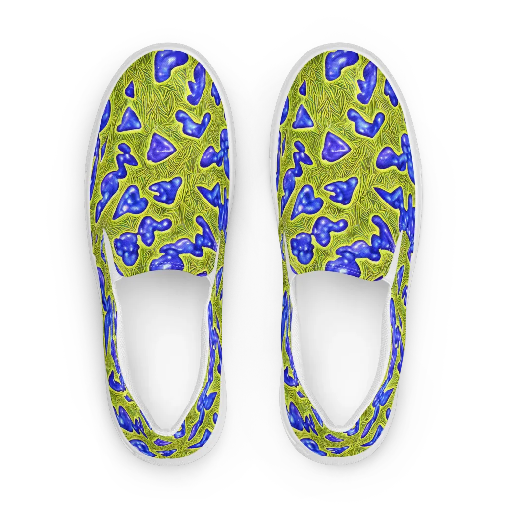Blue Matter on Men's Slip-On Canvas Shoes — Front