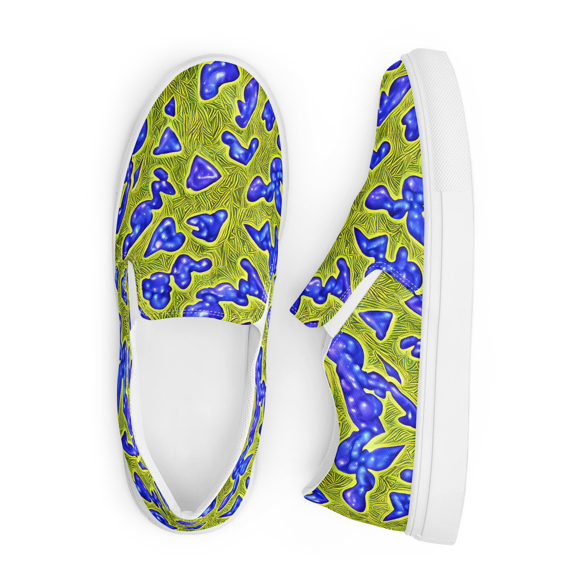 Blue Matter on Men's Slip-On Canvas Shoes — Front