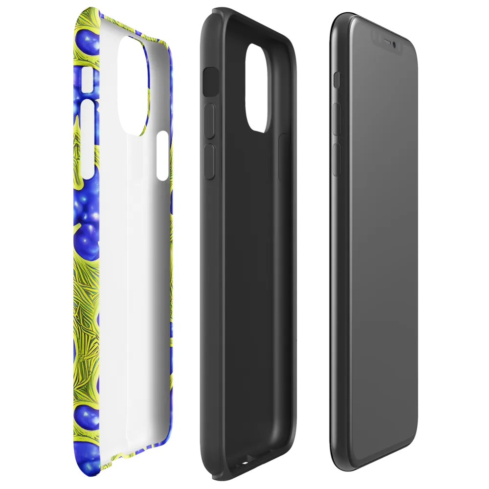 Blue Matter on Tough Case for iPhone® — Right