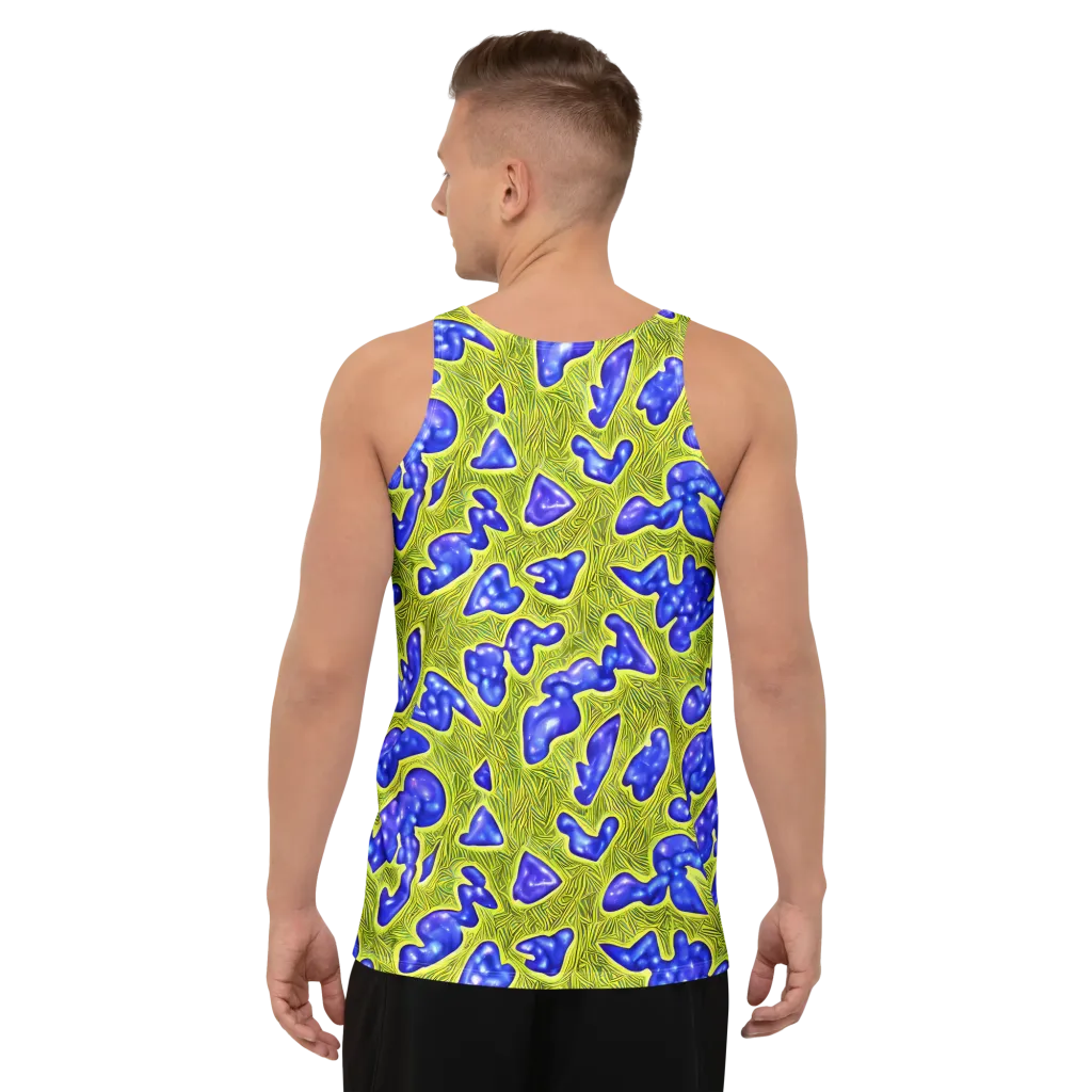Blue Matter on Men's Tank Top — Back