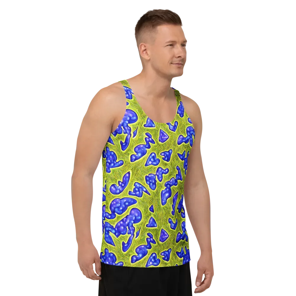 Blue Matter on Men's Tank Top — Right Front