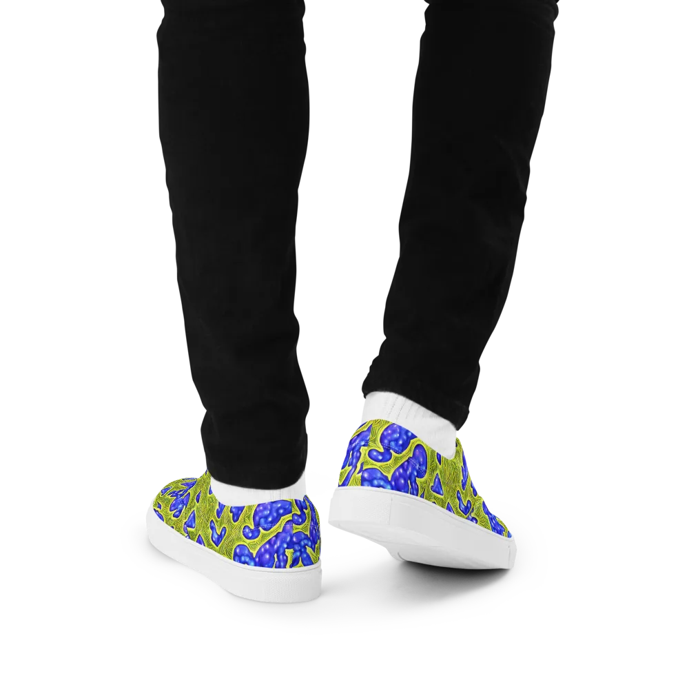 Blue Matter on Men's Lace-Up Canvas Shoes — Back