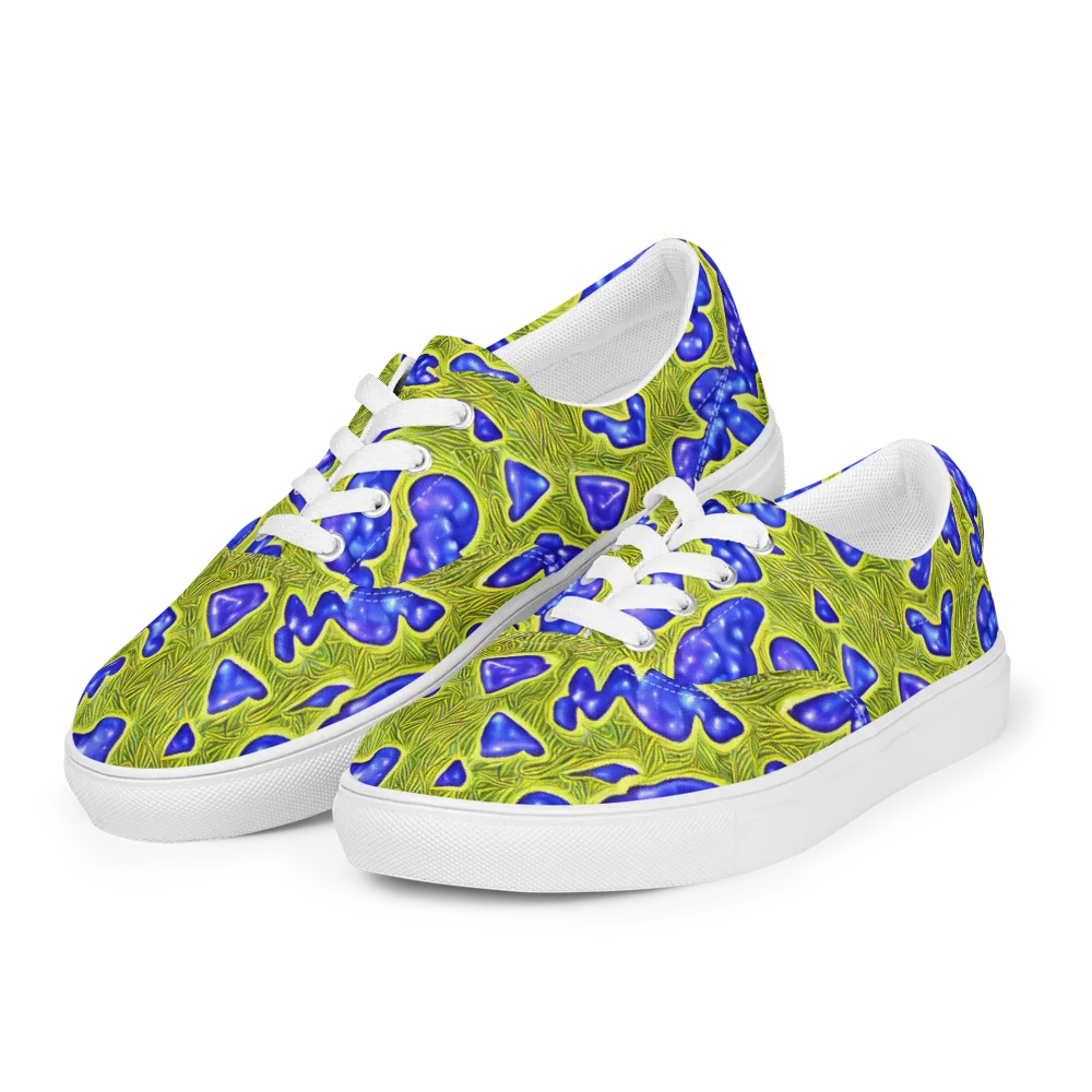 Blue Matter on Men's Lace-Up Canvas Shoes — Left Front