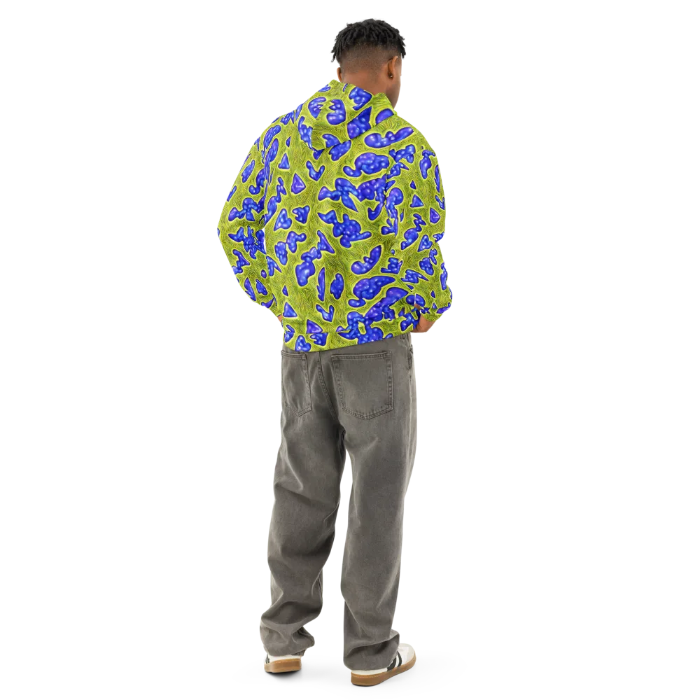 Blue Matter on Cotton Hoodie — Back