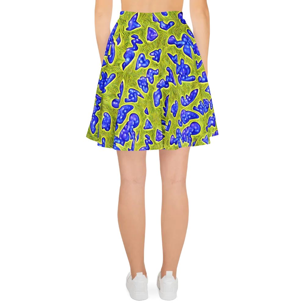 Blue Matter on Skater Skirt — Back