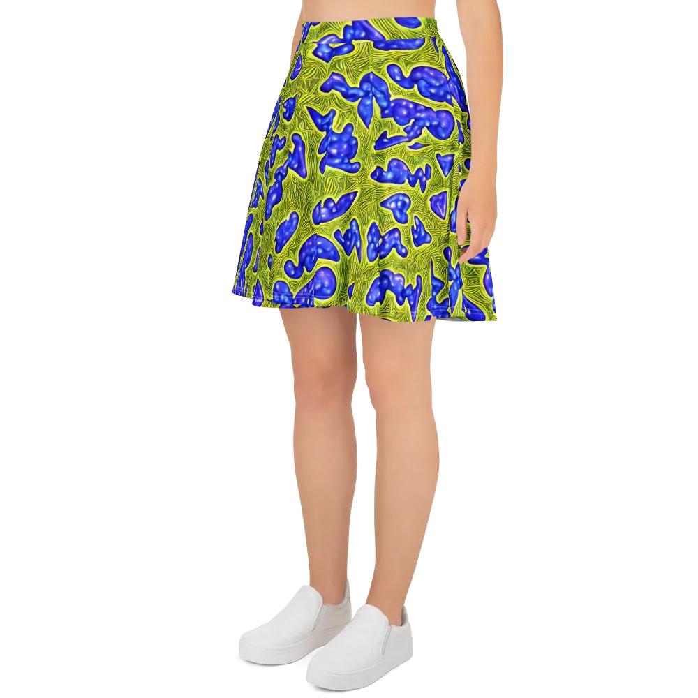 Blue Matter on Skater Skirt — Left