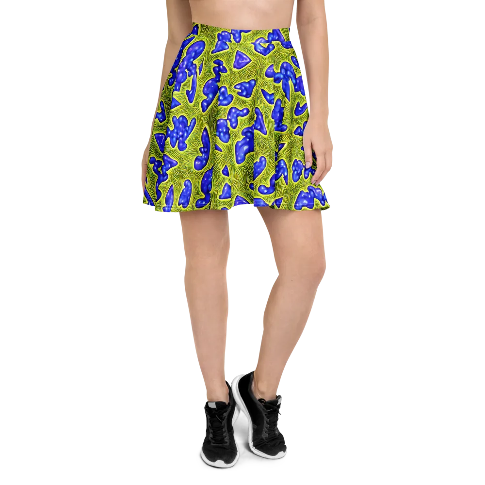 Blue Matter on Skater Skirt — Front