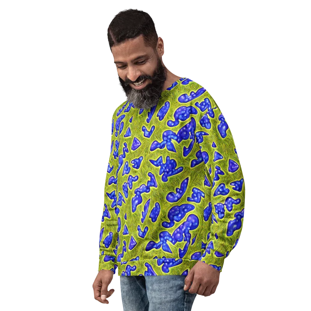 Blue Matter on Sweatshirt — Left Front