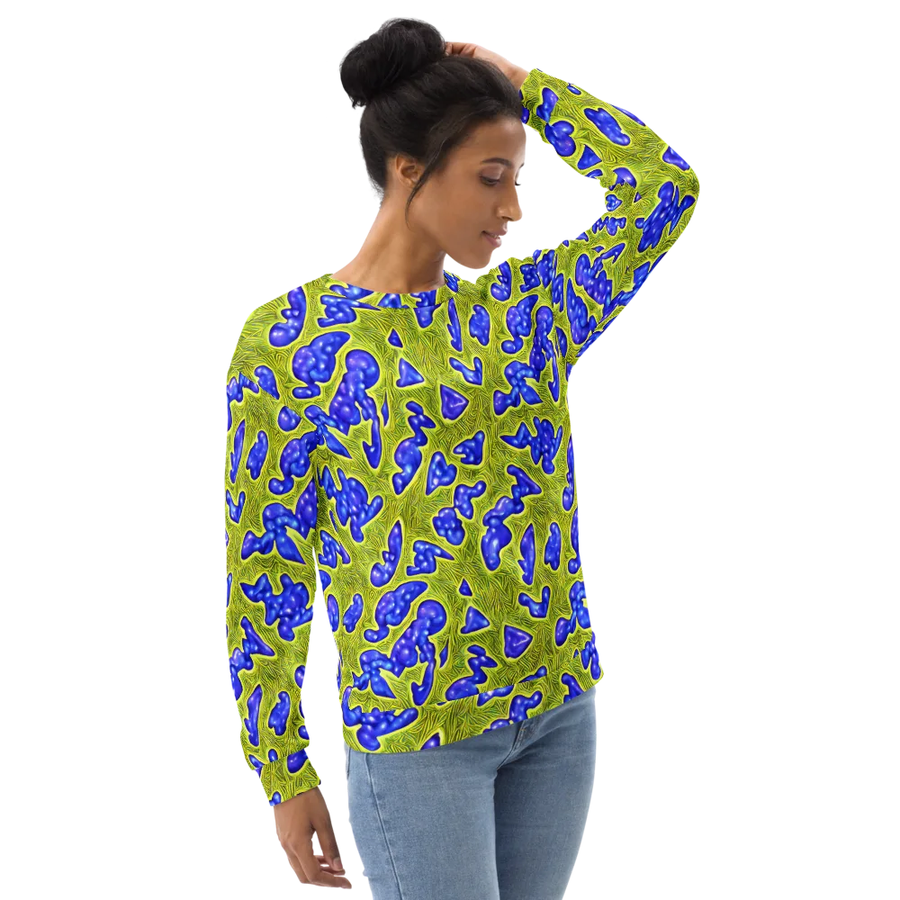 Blue Matter on Sweatshirt — Right Front