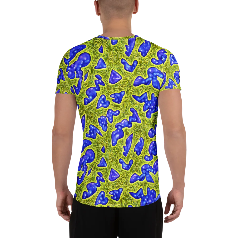 Blue Matter on Men's Athletic T-Shirt — Back