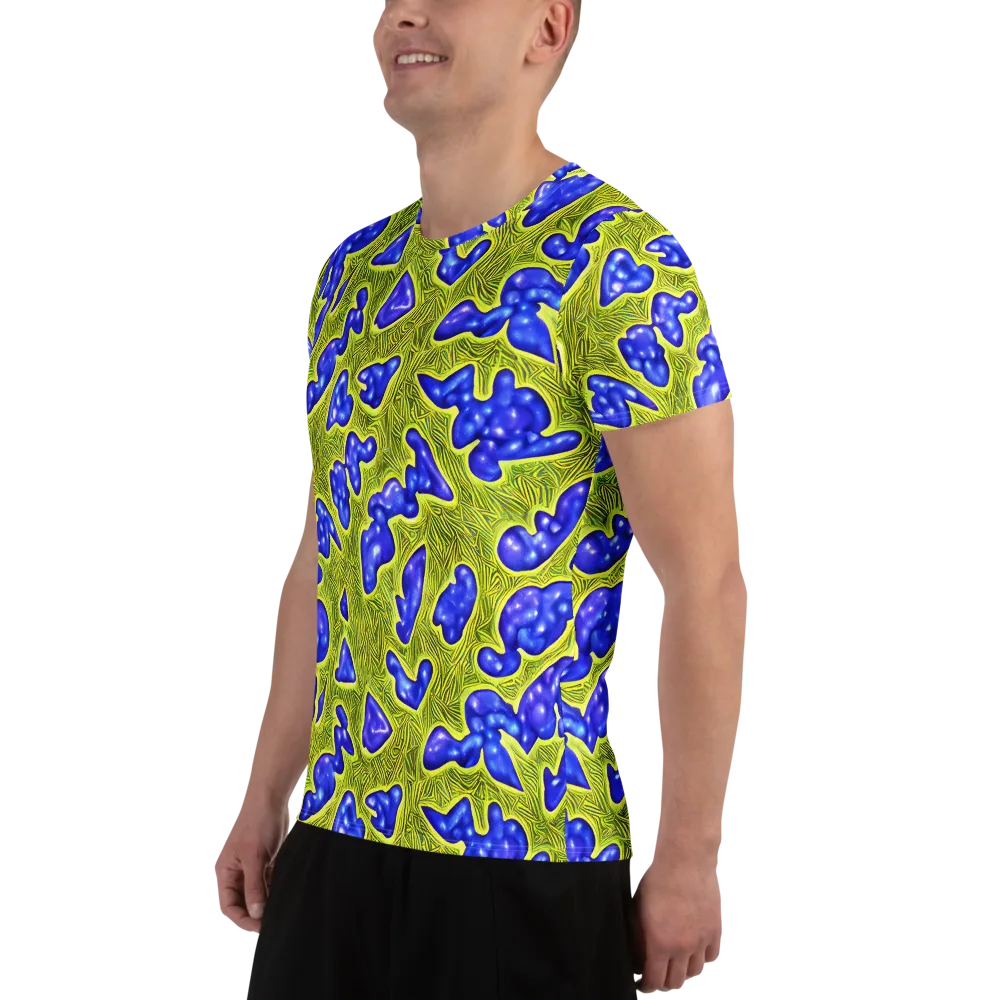 Blue Matter on Men's Athletic T-Shirt — Left