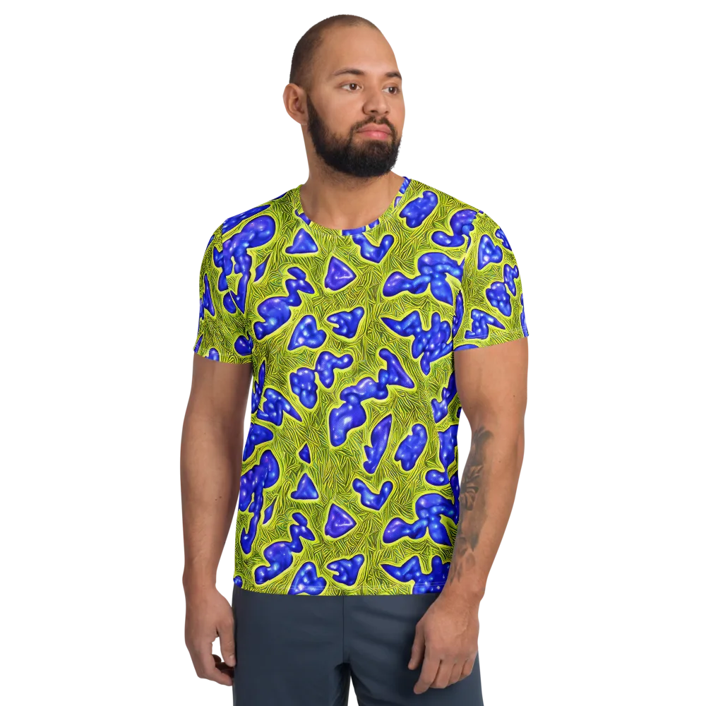 Blue Matter on Men's Athletic T-Shirt — Front