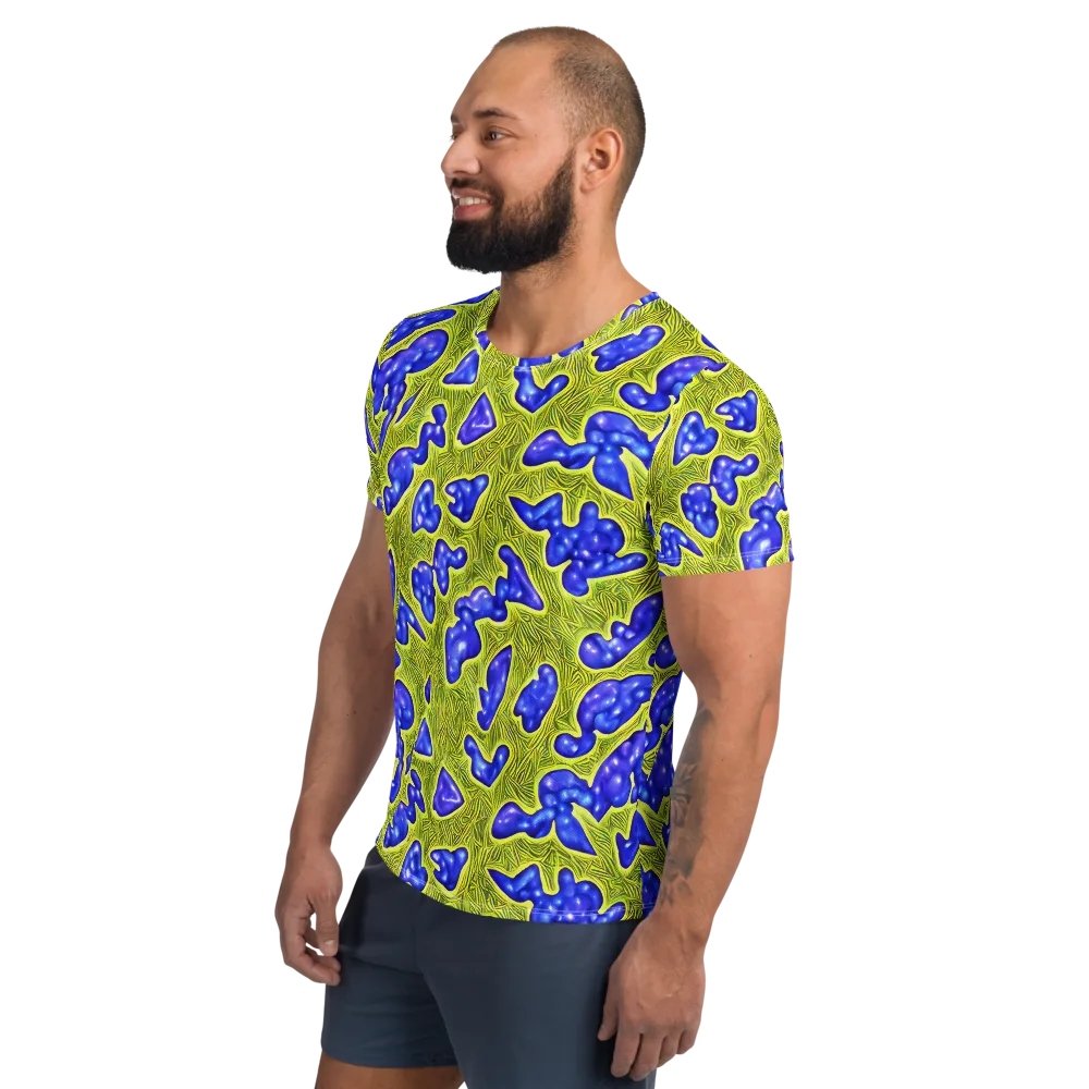 Blue Matter on Men's Athletic T-Shirt — Left