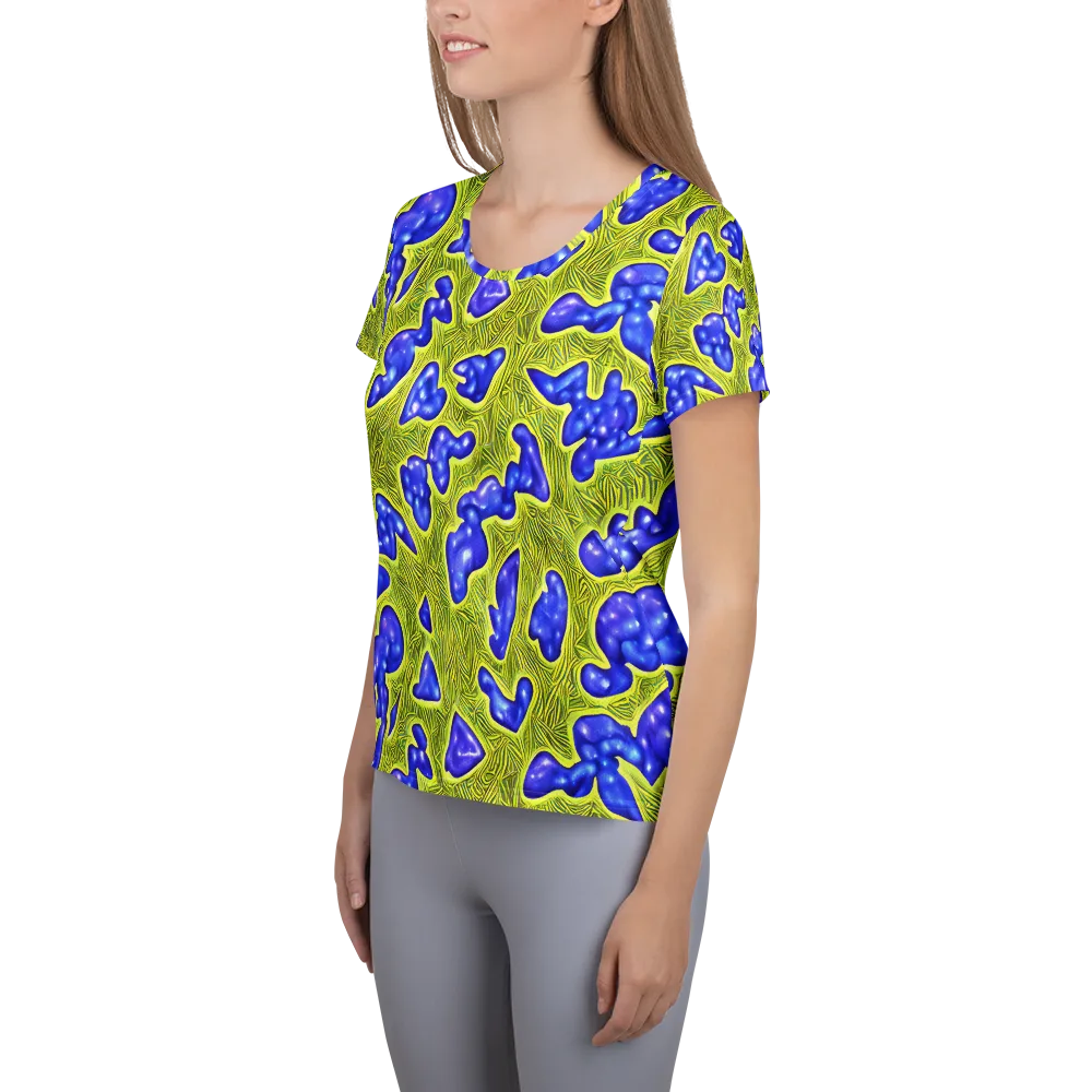Blue Matter on Women's Athletic T-Shirt — Left